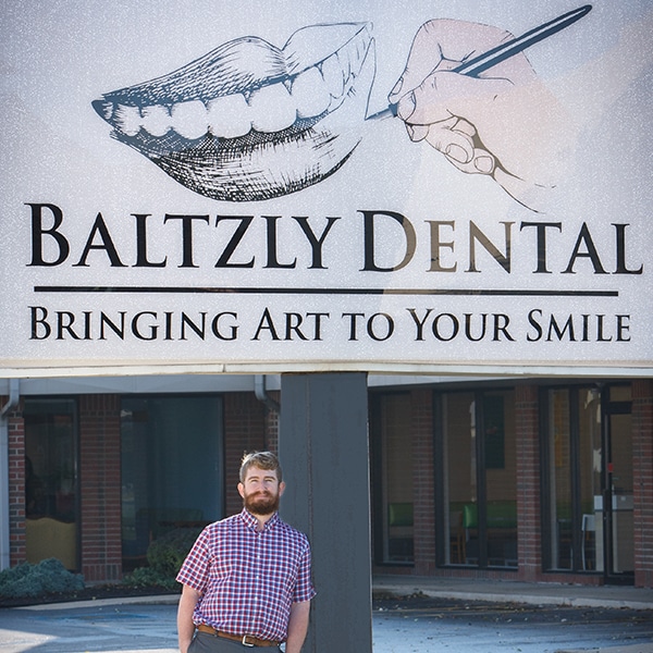 Decorative Photo of Building and Sign